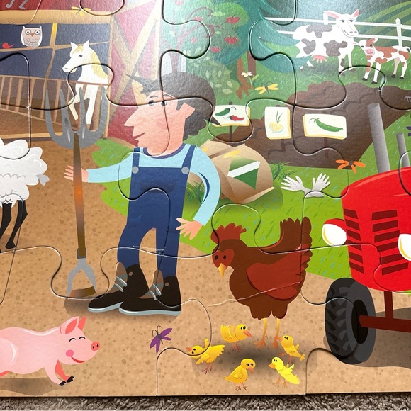 Ravensburger 24 pc Super Sized Farm Mania Floor Puzzle - 3x2 Feet - Kids Toys - Picture 4 of 14